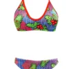 Turbo Girls Pineapple Swim Bikini Set - Blue