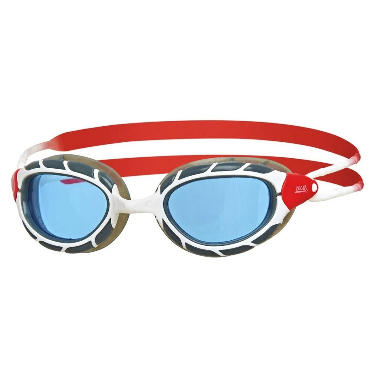 Zoggs Predator- White/Red/Tint 1 Zoggs Predator- White/Red/Tint