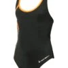 Aquasphere Bliss Girls Swimsuit - Black / Bright Orange