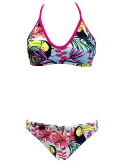 Turbo Girls Tucan Garden Swim Bikini Set - Multicolour