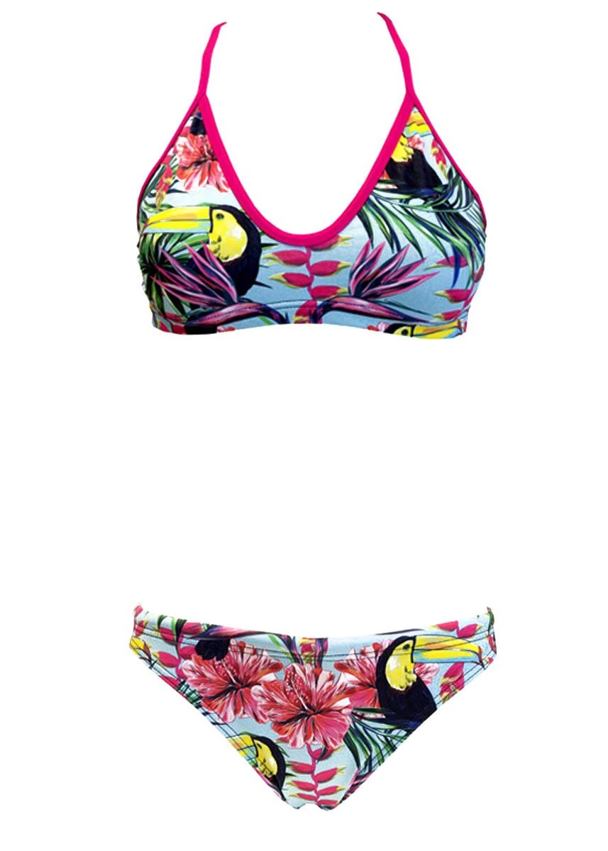 Turbo Girls Tucan Garden Swim Bikini Set - Multicolour 1 Turbo Girls Tucan Garden Swim Bikini Set - Multicolour