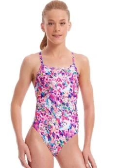 Amanzi Girl's Manchurian Magic Swimsuit