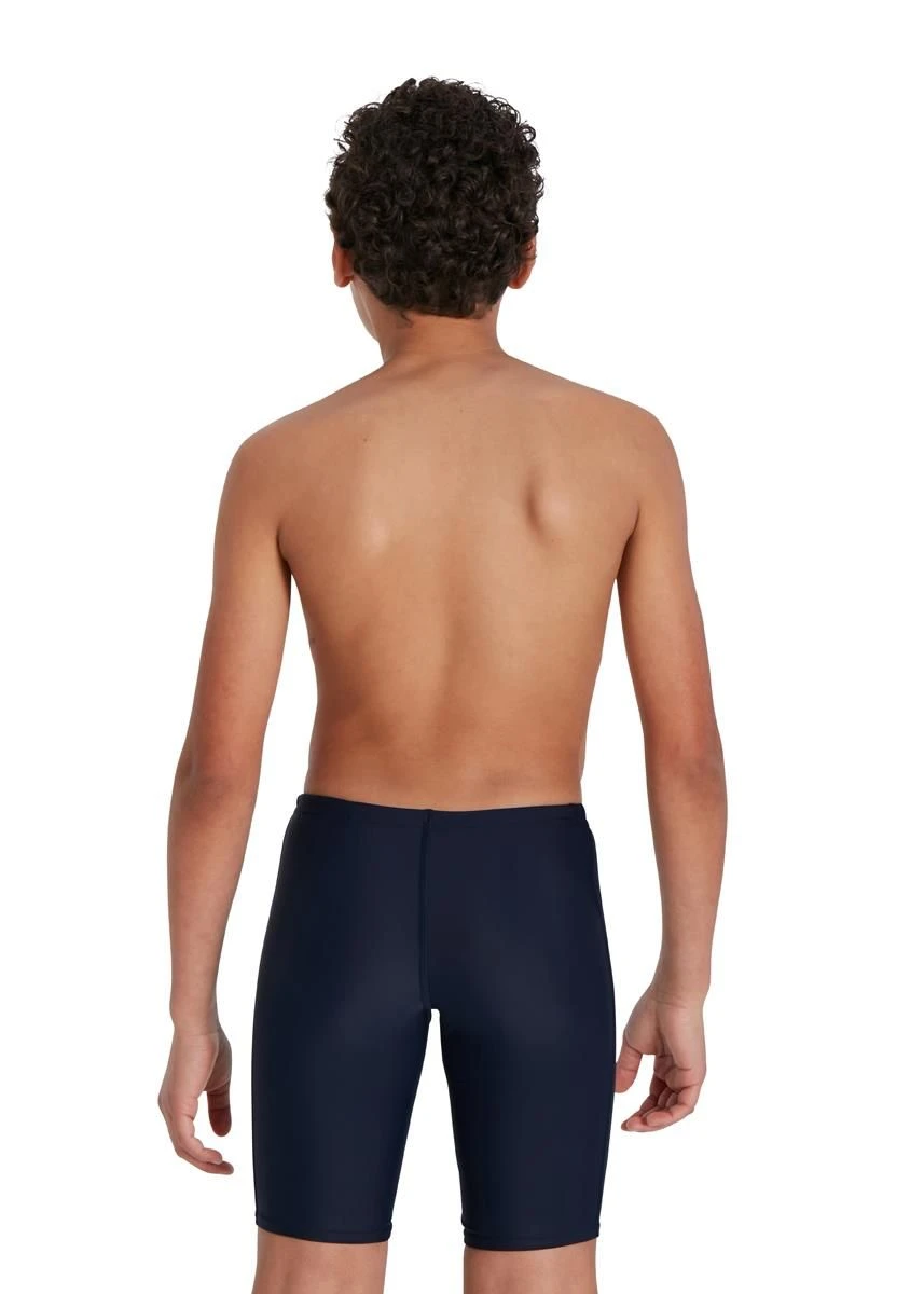 Speedo Boy's Medley Logo Jammer - Navy/ Fake Green 1 Speedo Boy's Medley Logo Jammer - Navy/ Fake Green