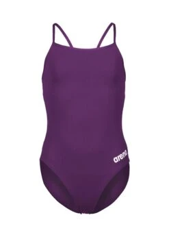 Arena Girl's Team Challenge Back Solid Swimsuit - Plum/White -Swimsuit Store tumbnail 0e02fa78 3072 4ff0 b75d e3ae948f50e9