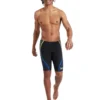Speedo Printed V-Front Jammer - Black/Beautiful Blue/Laser Lemon
