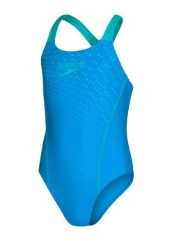 Speedo Girl's Medley Logo Medalist Swimsuit - Bondi Blue/ Aquarium -Swimsuit Store tumbnail 1234abe4 b799 416b b867 809fe23c97c9