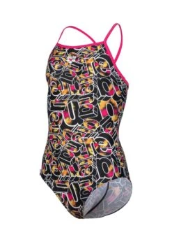 Arena Girl's Allover Lightdrop Swimsuit - Freak Rose/Black/Multi -Swimsuit Store tumbnail 127f1630 3602 4603 a73f ded380683d69