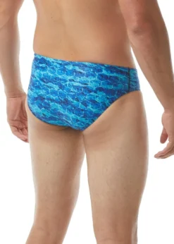 TYR Boys Agran Racer Briefs - Blue
