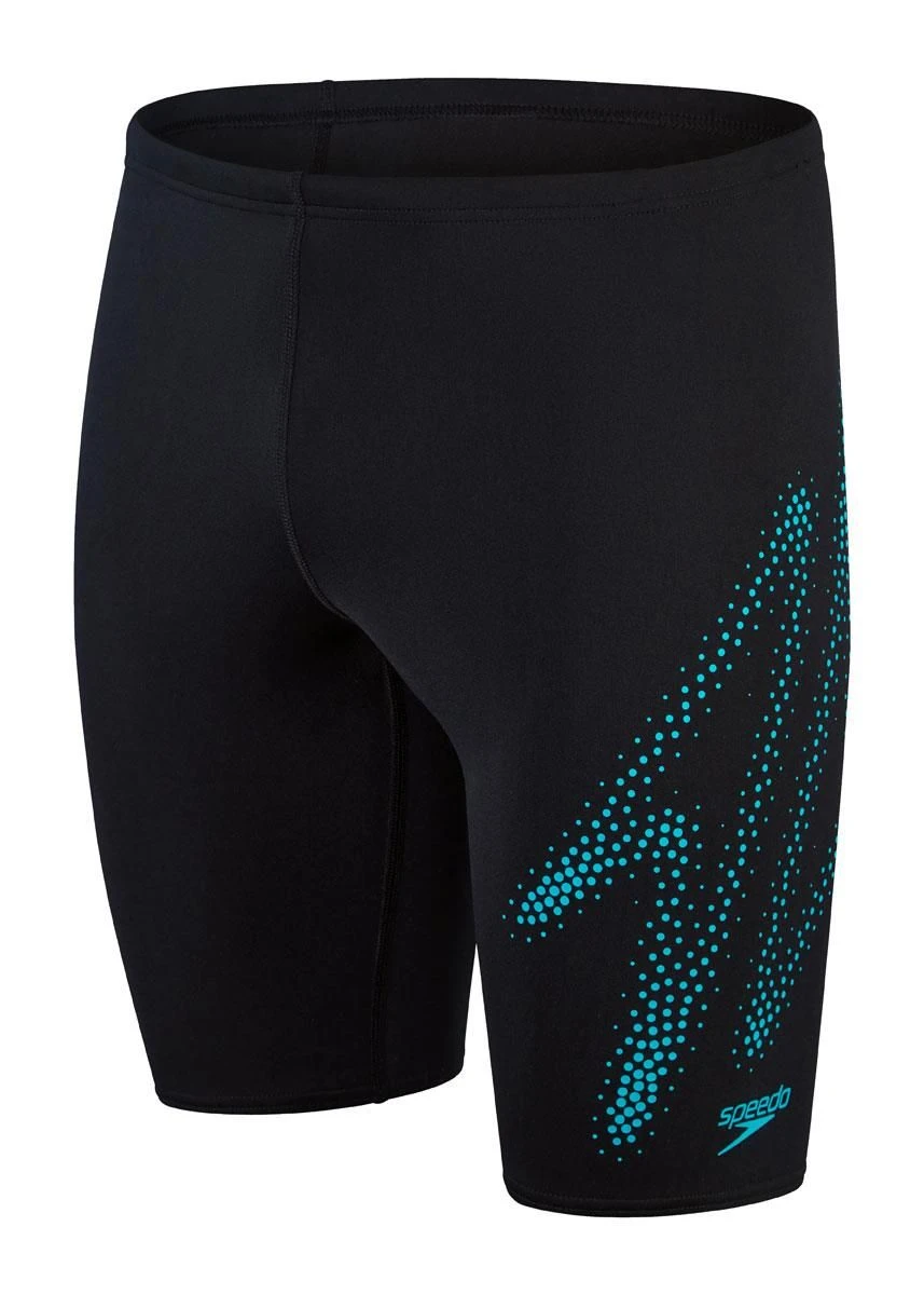Speedo Boy's HyperBoom Placement Jammer - Black/ Bolt 7 Speedo Boy's HyperBoom Placement Jammer - Black/ Bolt - Image 7