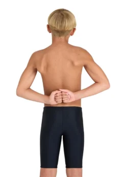 Arena Boy's Parrot Print Jammer - Black