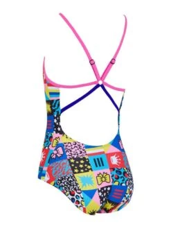 Zoggs Girls Starback Swimsuit - Crazy