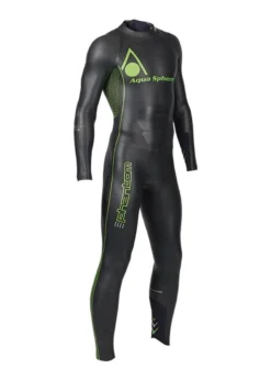 Aquasphere Mens Phantom Wetsuit - Green / Black