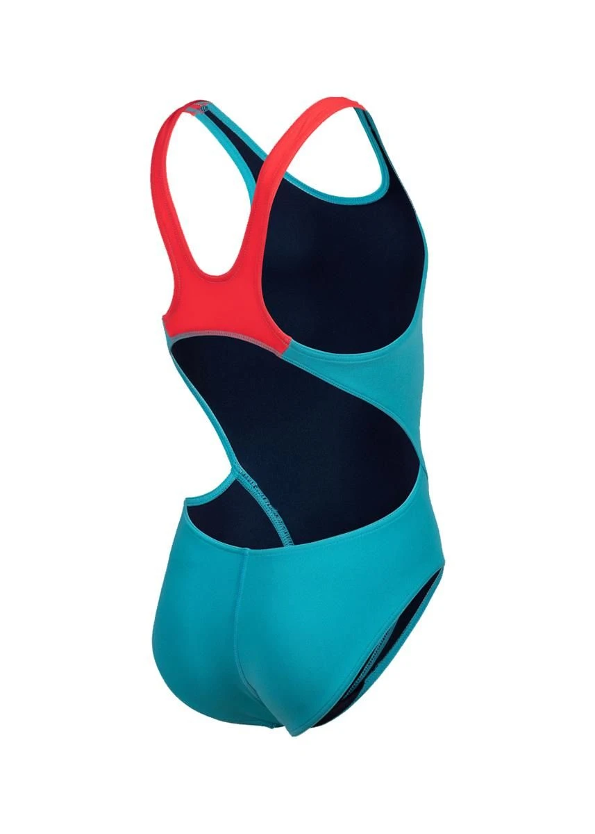 Arena Girl's Team Swim Tech Swimsuit - Martinica/Floreala 7 Arena Girl's Team Swim Tech Swimsuit - Martinica/Floreala - Image 7