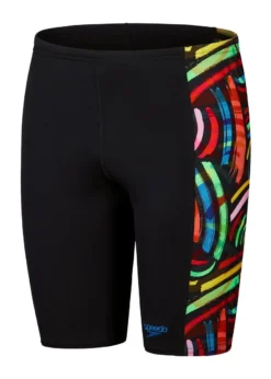 Speedo Boy's Digital Placement Jammer - Black/ Volcanic Orange/ Fluo Green/ Bright Yellow/ Lapis -Swimsuit Store tumbnail 3b439a52 638b 47f0 8907 0541c79cb985