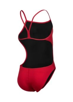 Arena Girl's Team Challenge Back Solid Swimsuit - Red/White -Swimsuit Store tumbnail 3e9007df b244 4afa 9a01 940450345c8c