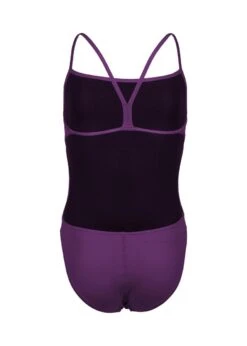 Arena Girl's Team Challenge Back Solid Swimsuit - Plum/White -Swimsuit Store tumbnail 400f4836 b563 4d5a 9e3b f2bce9114eb1