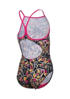 Arena Girl's Allover Lightdrop Swimsuit - Freak Rose/Black/Multi -Swimsuit Store tumbnail 48171d36 d07f 4836 b85b 4514cf88b19e