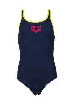 Arena Girl's Biglogo Pro Back Swimsuit - Navy/ Soft Green -Swimsuit Store tumbnail 486511fb e246 49db 887e 1d5b9c8b95d2