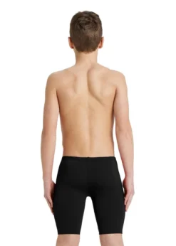 Arena Boy's Team Solid Jammer - Black/White