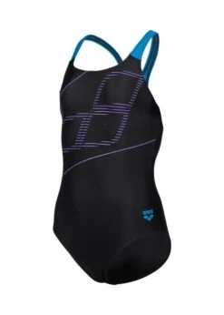Arena Girl's Swim Pro Logo Swimsuit - Black/Turquoise -Swimsuit Store tumbnail 4d99330b 6bf9 41fa a797 53cd3111426b