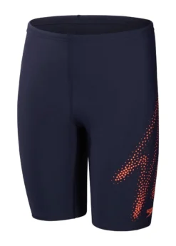 Speedo Boys Hyper Boom Logo Placement Jammer - True Navy/Volcanic Orange -Swimsuit Store tumbnail 4f399fce b086 4a19 be5c c34cd4765ba7