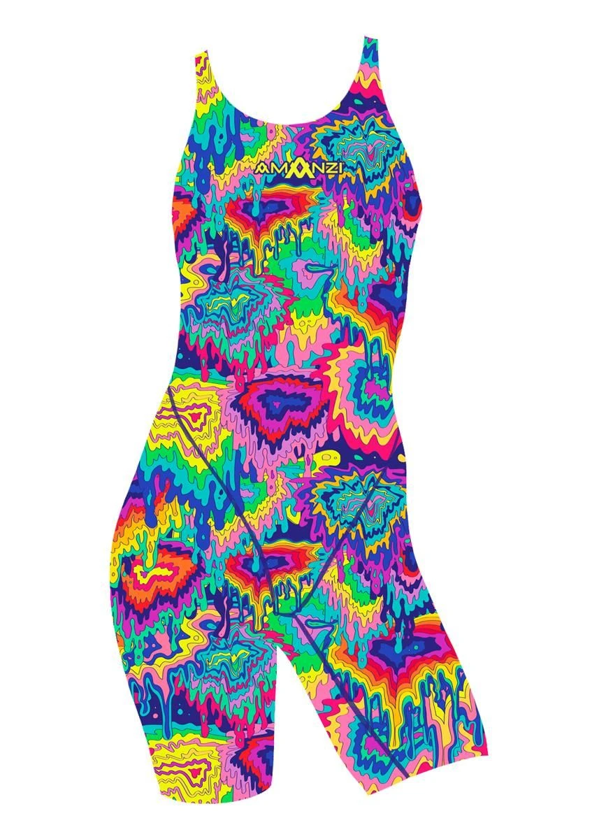 Amanzi Girl's Euphoria Kneelength Swimsuit 1 Amanzi Girl's Euphoria Kneelength Swimsuit