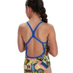 Speedo Girl's Comic Chaos Allover Vback Swimsuit - Green/ Lime/ Blue 9 Speedo Girl's Comic Chaos Allover Vback Swimsuit - Green/ Lime/ Blue -Swimsuit Store tumbnail 5b3e41fa 7b40 4e6d aabb aaca7fe21e6c