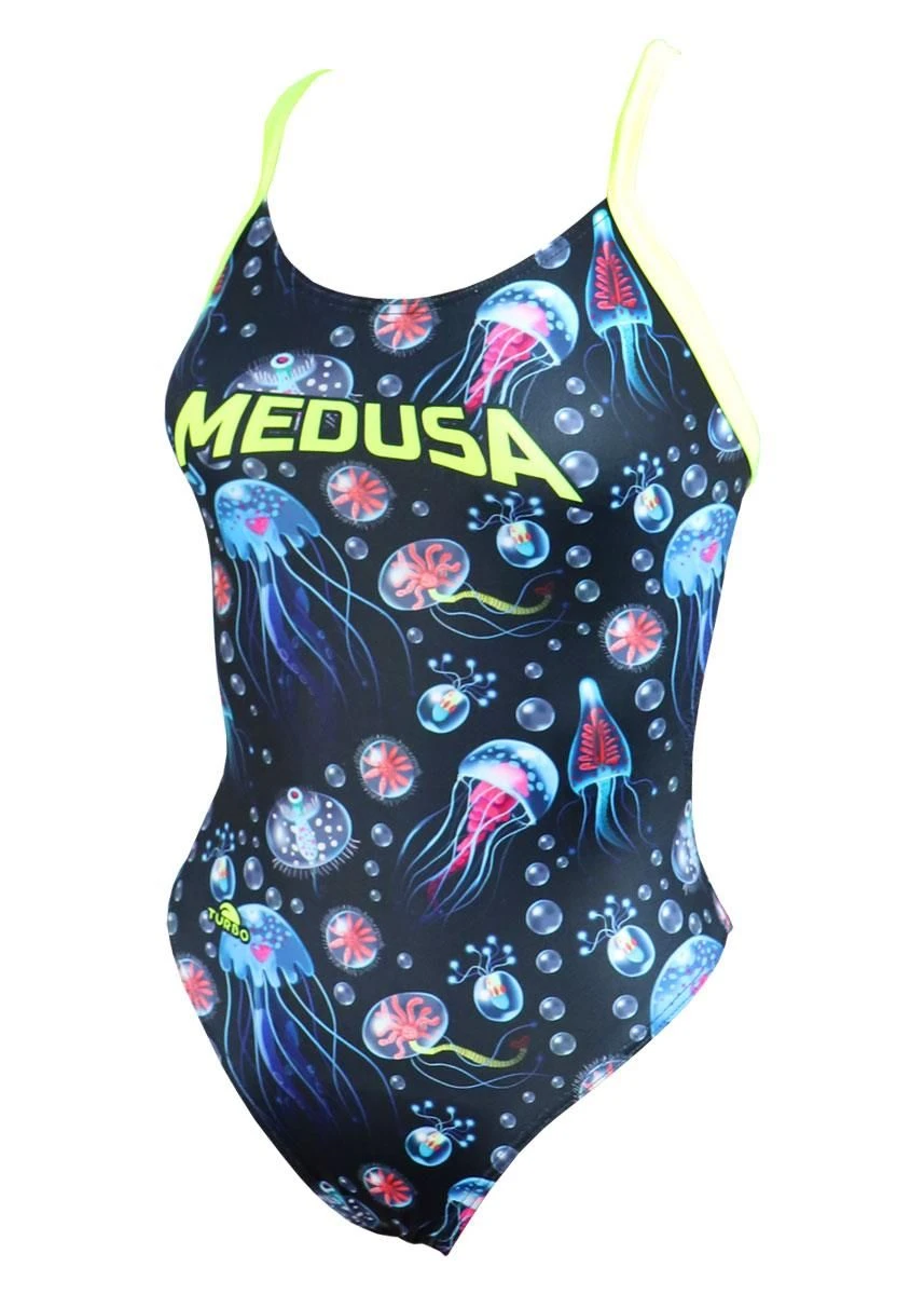 Turbo Sea Medusa Swimsuit - Black 2 Turbo Sea Medusa Swimsuit - Black - Image 2