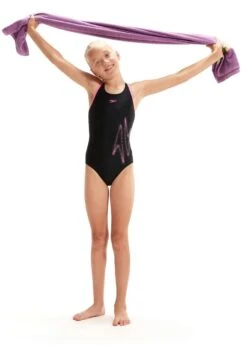 Speedo Girl's HyperBoom Placement Flyback Swimsuit - Black/ Taffy Pink -Swimsuit Store tumbnail 5d4c71e7 f6fa 4a78 9957 84039cae0295