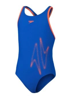 Speedo Girls Hyperboom Placement Flyback Swimsuit - True Cobalt / Volcanic Orange -Swimsuit Store tumbnail 5d538620 1356 4903 b036 dce58cdb3ad0