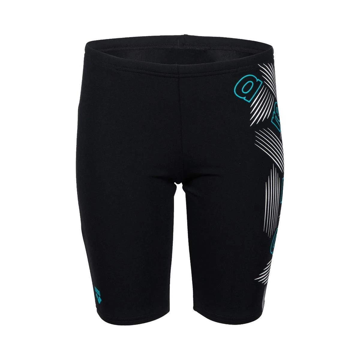 Arena Boy's Graphic Swim Jammer - Black 4 Arena Boy's Graphic Swim Jammer - Black - Image 4