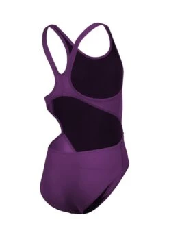 Arena Girl's Team Swim Tech Solid Swimsuit - Plum/White -Swimsuit Store tumbnail 7ba3b9dd 1c73 4638 9fc0 b26bd962ee9b