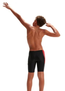 Speedo Boys Dive Jammer - Black/Fed Red/Dove Grey -Swimsuit Store tumbnail 7f7dd7e7 c5b0 4116 a546 43046b5d43a9