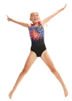 Speedo Girl's Digital Placement Splashback Swimsuit - Black/ Punchy Pink/ Blue Flame/ Bright Yellow -Swimsuit Store tumbnail 8295338c a487 448e 8ad1 01449d4a3033