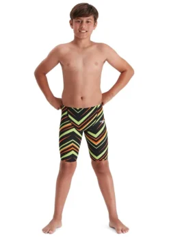 Speedo Boys Fastskin Junior Endurance+ High Waist Jammer - Black/ Atomic Lime/ Salso -Swimsuit Store tumbnail 88dbc8aa b70d 489f a9b3 93d0b255b3ab