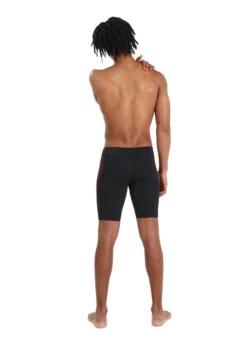 Speedo Tech Panel Jammer - Black/Lava Red/Oxid Grey