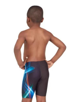 Zoggs Boys Mid Jammer - Electro Worx Print