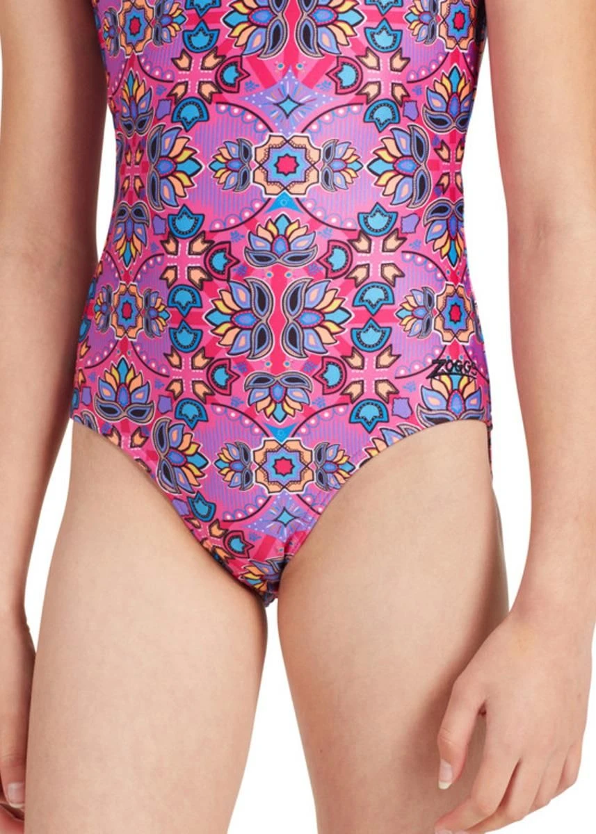 Zoggs Girls Zanzibar Sprintback Swimsuit 3 Zoggs Girls Zanzibar Sprintback Swimsuit - Image 3