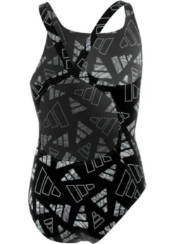 Adidas AOP Girls Bars Swimsuit - Black/Grey 5 Adidas AOP Girls Bars Swimsuit - Black/Grey -Swimsuit Store tumbnail b21de765 7012 4dc0 a239 020bd914fd12