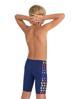 Arena Boy's Carnival Print Jammer - Navy/Multi