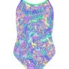 Amanzi Girl's Shimmer Pop Pro Back Swimsuit