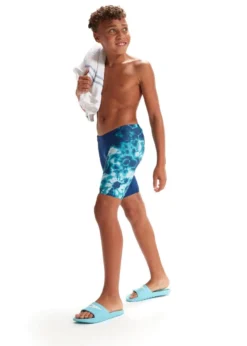 Speedo Boy's Digital Allover V-Cut Jammer - Ammonite Blue/ Blue Tack/ Aquarium -Swimsuit Store tumbnail e35e0044 994d 4d8a b4f8 2e75566d657d