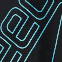 Speedo Boy's Boom Logo Placement Jammer - Black/ Light Adriatic