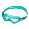 Aqusphere Vista Junior Clear Lens Goggles - Green/White