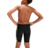 Speedo Boy's Digital Placement Jammer - Black/ Blue Flame/ Bright Yellow/ Fluo Green
