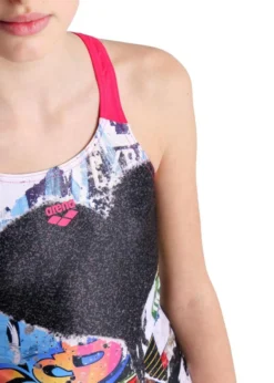 Arena Girl's V Back Swimsuit - Black/Freak Rose -Swimsuit Store tumbnail f3d3c770 7fff 417c 87d4 df49ca2ba633