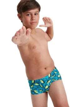 Speedo Boy's Smileys 13cm Brief - Adriatic/ Yellow/ Nordic Teal -Swimsuit Store tumbnail f4a9c692 003a 4799 a8dc 3f5dad7299a4