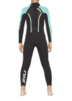 2XU Youth Propel Wetsuit - Black/ Oasis