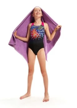 Speedo Girl's Digital Placement Splashback Swimsuit - Black/ Punchy Pink/ Blue Flame/ Bright Yellow -Swimsuit Store tumbnail ff42ec5d 6e25 4129 90b5 d125796cbdef