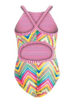 Uglies Girls Rainbow Delite Keyhole Swimsuit -Swimsuit Store uglies back